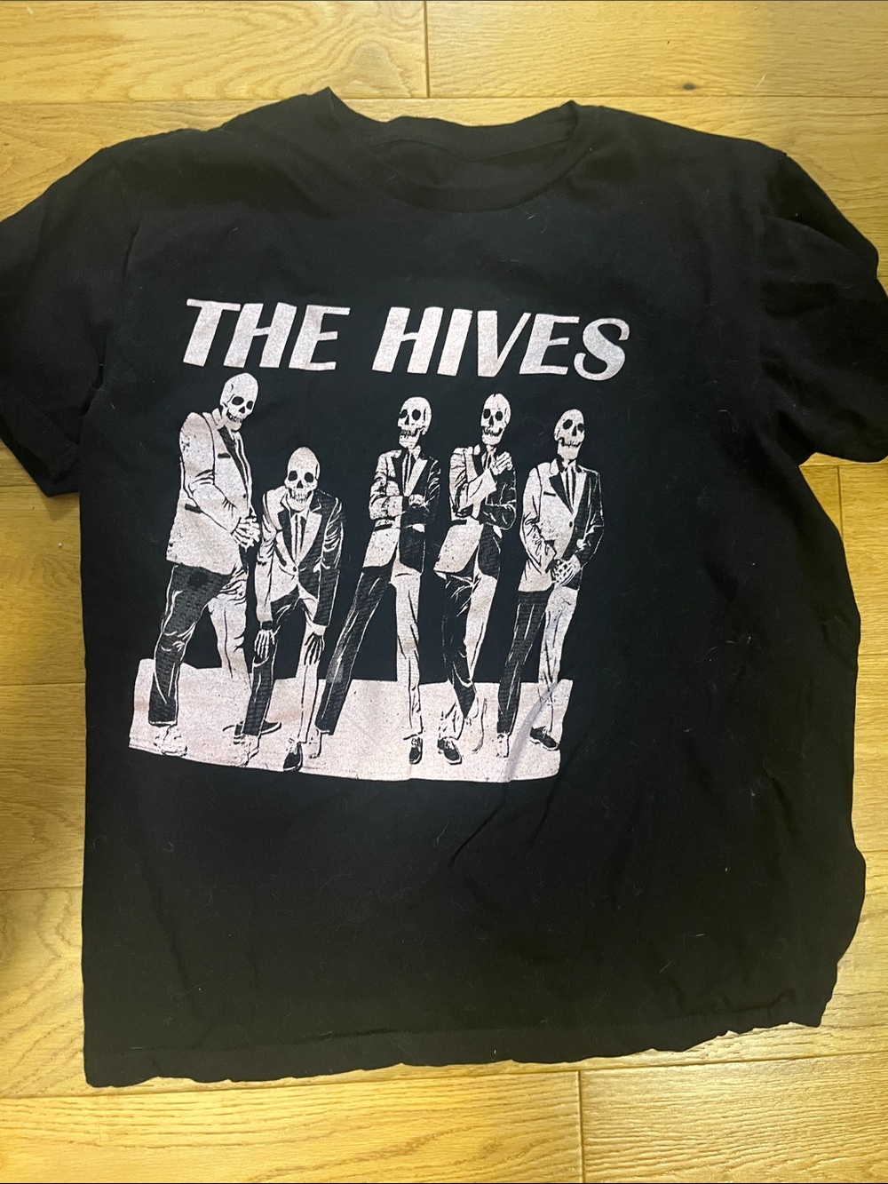 The Hives Skeleton concert t-shirt